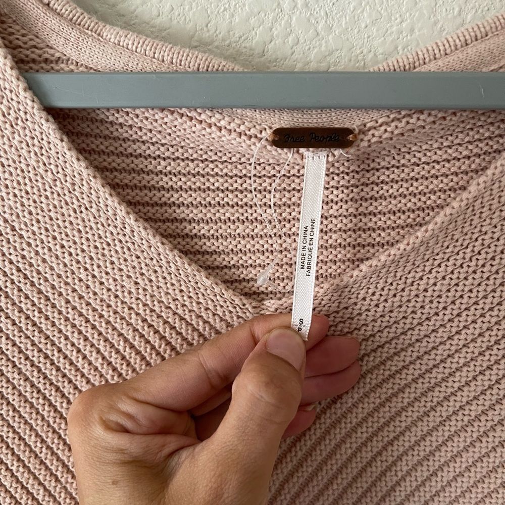 Free people thick knit oversized sweater - Picture 2 of 6